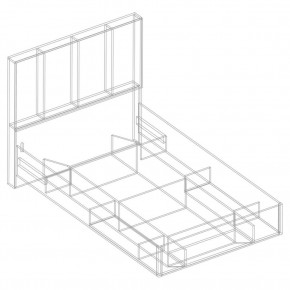 Спальный гарнитур "Сандра" (модульный) в Надыме - nadym.ok-mebel.com | фото 4