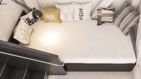 Стандарт Кровать 0900, цвет венге, ШхГхВ 93,5х203,5х70 см., сп.м. 900х2000 мм., без матраса, основание есть в Надыме - nadym.ok-mebel.com | фото 6