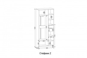 СТЕФАНИ-2 Шкаф в Надыме - nadym.ok-mebel.com | фото 2
