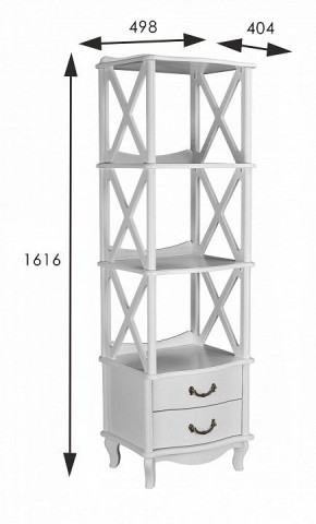 Стеллаж комбинированный Джульетта Л в Надыме - nadym.ok-mebel.com | фото 4
