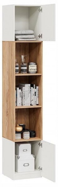 Стеллаж комбинированный Стелла в Надыме - nadym.ok-mebel.com | фото 3