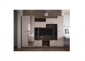 Стенка Марта 11 (Ясень темный/светлый) в Надыме - nadym.ok-mebel.com | фото 2