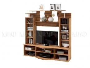 Стенка Виста (Белый глянец/Дуб крафт) в Надыме - nadym.ok-mebel.com | фото 2