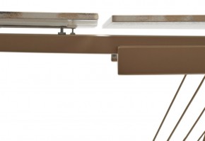 Стол ACERRA NEW 160 GLOSS GRAND JADE SOLID CERAMIC/ каркас цвета шампань, ®DISAUR в Надыме - nadym.ok-mebel.com | фото 7
