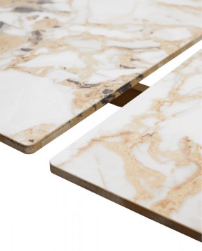 Стол ACERRA NEW 160 GLOSS GRAND JADE SOLID CERAMIC/ каркас цвета шампань, ®DISAUR в Надыме - nadym.ok-mebel.com | фото 8