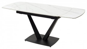 Стол ALATRI 120 MATT WHITE MARBLE SOLID CERAMIC / BLACK, ®DISAUR в Надыме - nadym.ok-mebel.com | фото 10