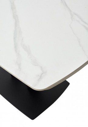 Стол ALATRI 120 MATT WHITE MARBLE SOLID CERAMIC / BLACK, ®DISAUR в Надыме - nadym.ok-mebel.com | фото 11