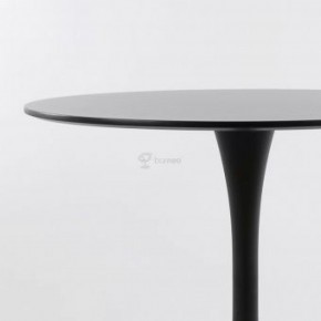 Стол Barneo T-3 Tulip style (RAL9017 черный, D90) в Надыме - nadym.ok-mebel.com | фото