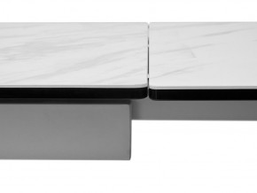 Стол BELLUNO 160 MARBLES KL-99 Белый мрамор матовый, итальянская керамика/ белый каркас, ®DISAUR в Надыме - nadym.ok-mebel.com | фото 7