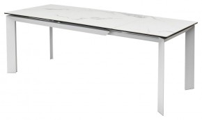 Стол CREMONA 140 MATTE STATUARIO Белый мрамор матовый, керамика/ белый каркас, ®DISAUR в Надыме - nadym.ok-mebel.com | фото 4