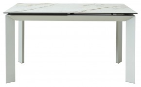 Стол CREMONA 160 KL-188 Контрастный мрамор / белый каркас, ®DISAUR в Надыме - nadym.ok-mebel.com | фото 5