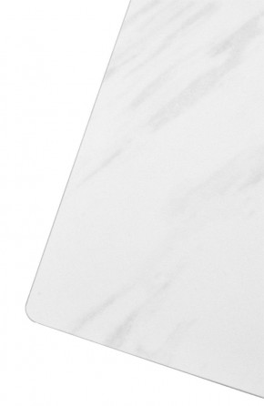 Стол FONDI 180 MARBLES KL-99 Белый мрамор матовый, итальянская керамика/ черный каркас, ®DISAUR в Надыме - nadym.ok-mebel.com | фото 6