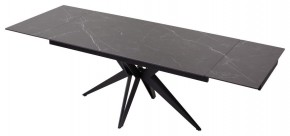 Стол FORIO 160 MATT BLACK MARBLE SOLID CERAMIC / BLACK, ®DISAUR в Надыме - nadym.ok-mebel.com | фото 5