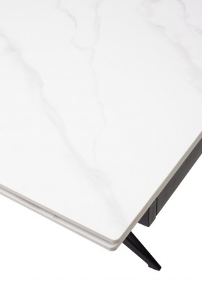 Стол FORIO 160 MATT WHITE MARBLE SOLID CERAMIC / BLACK, ®DISAUR в Надыме - nadym.ok-mebel.com | фото 9