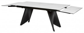 Стол IVAR 200 MARBLES KL-99 Белый мрамор, итальянская керамика, ®DISAUR в Надыме - nadym.ok-mebel.com | фото 5