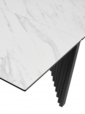 Стол IVAR 200 MARBLES KL-99 Белый мрамор, итальянская керамика, ®DISAUR в Надыме - nadym.ok-mebel.com | фото 8