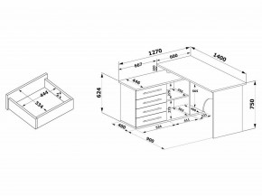 Стол компьютерный КСТ-109Л в Надыме - nadym.ok-mebel.com | фото 4