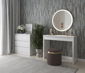 Стол косметический Энкель 100 белый в Надыме - nadym.ok-mebel.com | фото 4