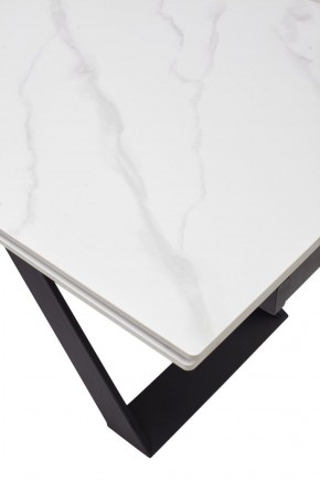 Стол LIVORNO 180 MATT WHITE MARBLE SOLID CERAMIC / BLACK, ®DISAUR в Надыме - nadym.ok-mebel.com | фото 9