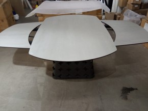Стол LORENS 150 TL-58 поворотная система раскладки, испанская керамика / Темно-серый, ®DISAUR в Надыме - nadym.ok-mebel.com | фото 2