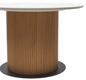 Стол MESA D120 цвет БЕЛЫЙ МРАМОР M326 / Каркас OAK, ®DISAUR в Надыме - nadym.ok-mebel.com | фото 6