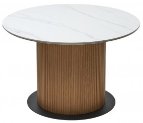 Стол MESA D120 цвет БЕЛЫЙ МРАМОР M326 / Каркас OAK, ®DISAUR в Надыме - nadym.ok-mebel.com | фото 7