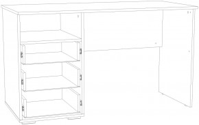 Стол письменный НМ 041.40 "Банни" (Бисквит) в Надыме - nadym.ok-mebel.com | фото 5