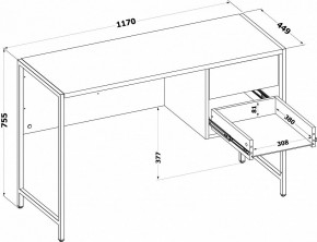 Стол письменный СПМ-404 в Надыме - nadym.ok-mebel.com | фото 4
