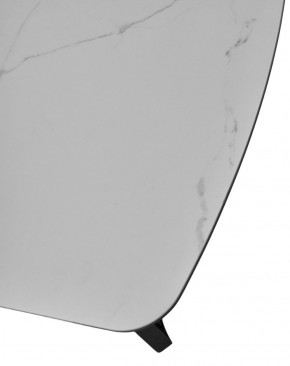 Стол RASMUS 160 TL-45 Белый мрамор, испанская керамика / черный каркас, ®DISAUR в Надыме - nadym.ok-mebel.com | фото 6