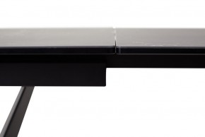 Стол RIETI 200 NERO KL-116 Черный мрамор матовый, итальянская керамика/ черный каркас, ®DISAUR в Надыме - nadym.ok-mebel.com | фото 3