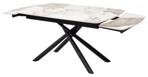 Стол RIVOLI 140 GLOSS LUXURY PANDORA SOLID CERAMIC / BLACK, ®DISAUR в Надыме - nadym.ok-mebel.com | фото 6