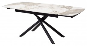 Стол RIVOLI 140 GLOSS LUXURY PANDORA SOLID CERAMIC / BLACK, ®DISAUR в Надыме - nadym.ok-mebel.com | фото 7