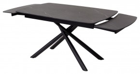 Стол RIVOLI 140 MATT BLACK MARBLE SOLID CERAMIC / BLACK, ®DISAUR в Надыме - nadym.ok-mebel.com | фото 6