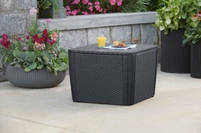Стол-сундук Лузон Плюс (Luzon Plus Flat Wicker), графит в Надыме - nadym.ok-mebel.com | фото