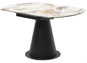 Стол TERAMO 135 GLOSS GRAND JADE SOLID CERAMIC, керамика, поворотн.механизм / Черный каркас, ®DISAUR в Надыме - nadym.ok-mebel.com | фото 10