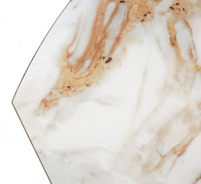 Стол TERAMO 135 GLOSS GRAND JADE SOLID CERAMIC, керамика, поворотн.механизм / Черный каркас, ®DISAUR в Надыме - nadym.ok-mebel.com | фото 13