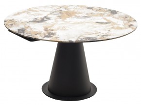 Стол TERAMO 135 GLOSS GRAND JADE SOLID CERAMIC, керамика, поворотн.механизм / Черный каркас, ®DISAUR в Надыме - nadym.ok-mebel.com | фото 15