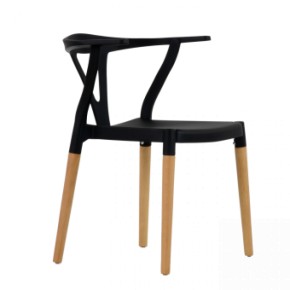 Стул Barneo N-218 Wishbone интерьерный кухонный черный в Надыме - nadym.ok-mebel.com | фото