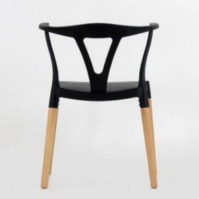 Стул Barneo N-218 Wishbone интерьерный кухонный черный в Надыме - nadym.ok-mebel.com | фото 2