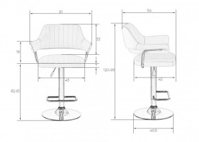 Стул барный DOBRIN CHARLY LM-5019 (красный) в Надыме - nadym.ok-mebel.com | фото 2