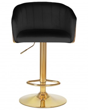 Стул барный DOBRIN DARCY GOLD SHINY, черный велюр с золотыми пайетками в Надыме - nadym.ok-mebel.com | фото 6