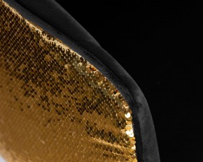 Стул барный DOBRIN DARCY GOLD SHINY, черный велюр с золотыми пайетками в Надыме - nadym.ok-mebel.com | фото 8