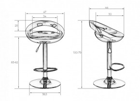 Стул барный DOBRIN DISCO LM-1010 (белый) в Надыме - nadym.ok-mebel.com | фото 2