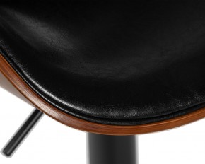 Стул барный DOBRIN KARTER BLACK, коричневый орех дерево (BWW), черный PU в Надыме - nadym.ok-mebel.com | фото 8