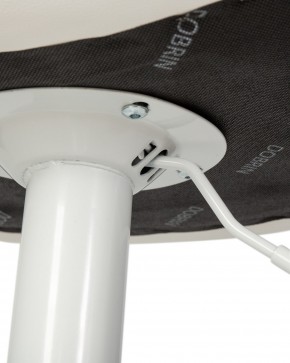 Стул барный DOBRIN TAILOR WHITE, белый PU в Надыме - nadym.ok-mebel.com | фото 7