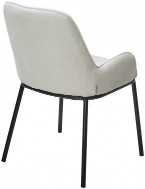 Стул BRIO CATO-01 Белый, фактурная ткань / черный каркас, ®DISAUR в Надыме - nadym.ok-mebel.com | фото 5