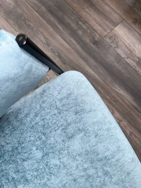 Стул ДИЛЛ, цвет RAIN 7 бриз, велюр / черный каркас М-City в Надыме - nadym.ok-mebel.com | фото 4