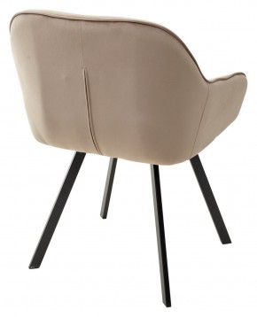 Стул GALE 360 град. поворот. BLUVEL-40 BEIGE, велюр/ черный каркас, М-City в Надыме - nadym.ok-mebel.com | фото 4