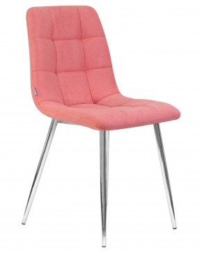 Стул обеденный DOBRIN ALEX, хром ножки, розовая ткань (UF860-05B) в Надыме - nadym.ok-mebel.com | фото 2
