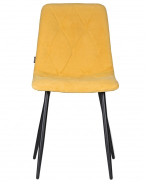 Стул обеденный DOBRIN CHILLY ROMBO, Горчичный Simple 15, основание черное в Надыме - nadym.ok-mebel.com | фото 6